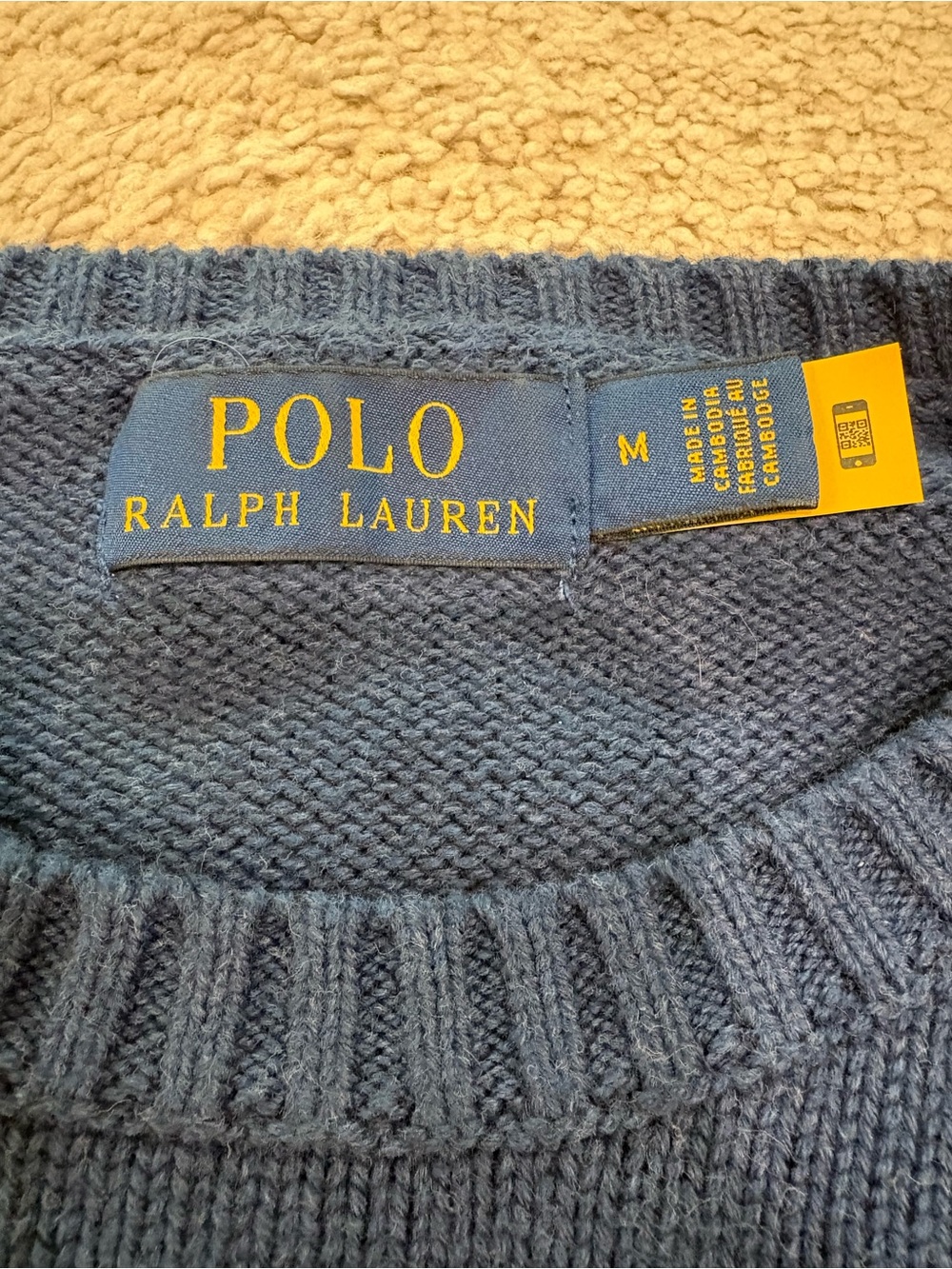 Ralph Lauren Crewneck Sweater in Deep Blue - Picture 3 of 6
